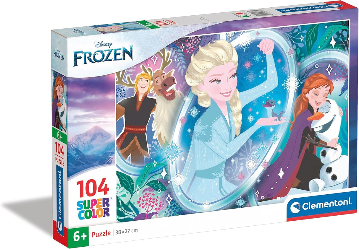 Clementoni Disney Frozen 2 Jigsaw Puzzle -104 Piece - Supercolor - (25737)