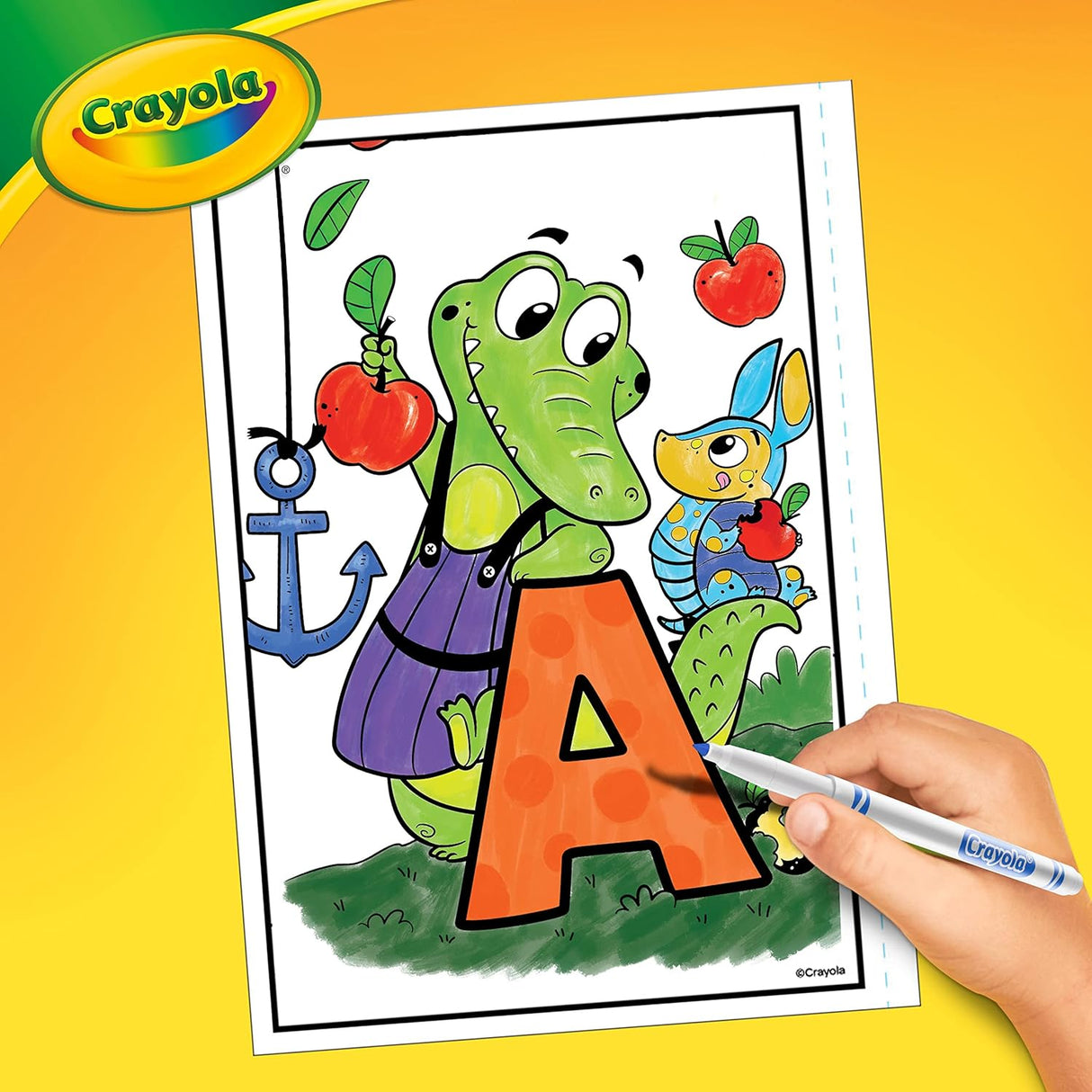 Crayola Alpha Pets Coloring Book With Stickers 96 Pages