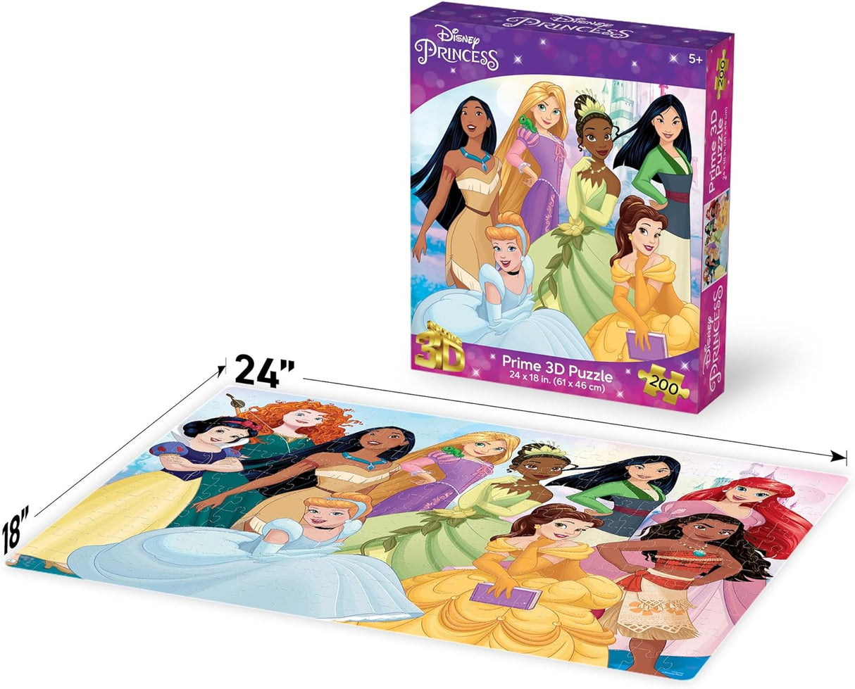 Prime3D Disney Princess - 200 Piece 3D Puzzle