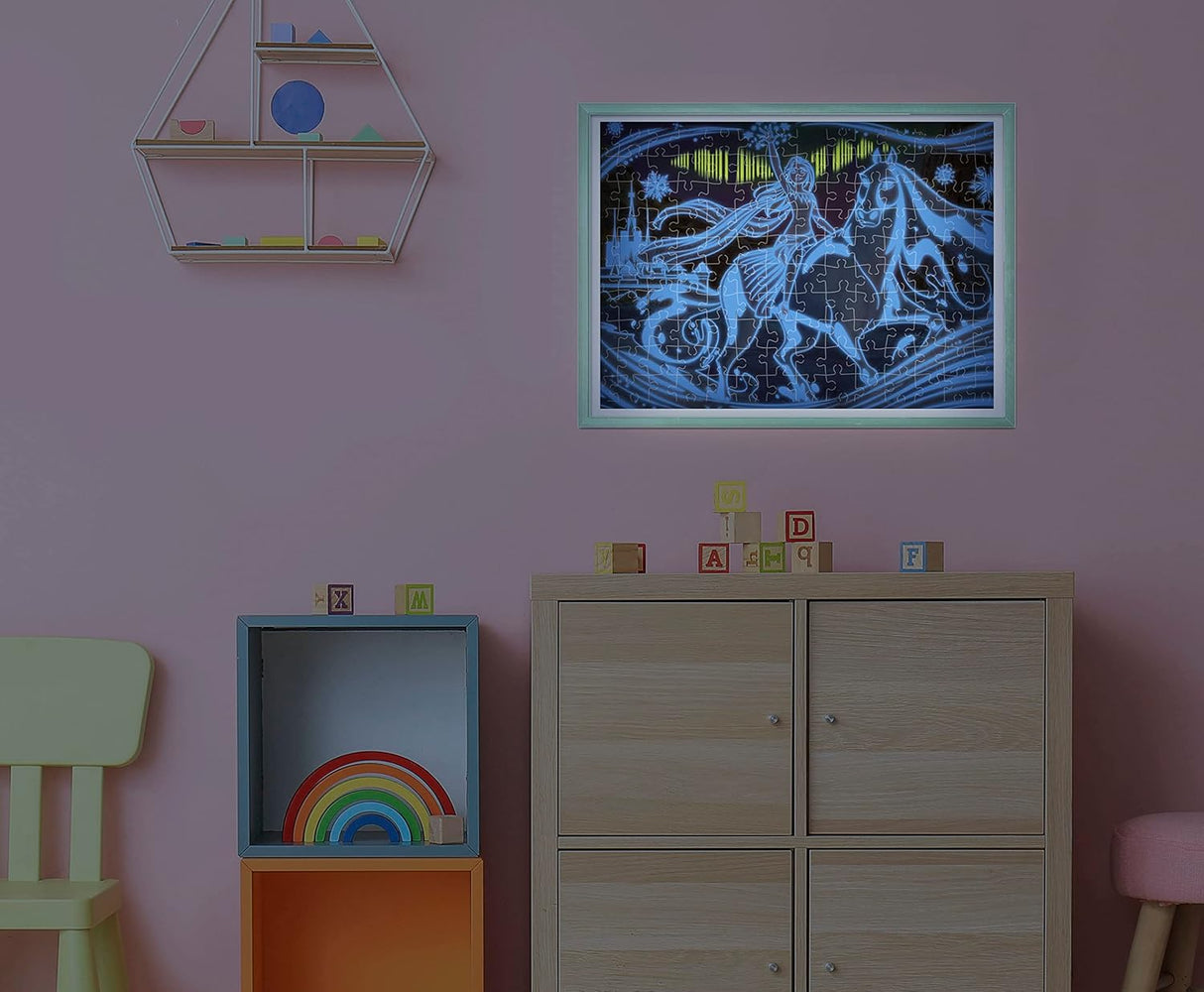 Clementoni Disney Frozen 2 Glow in the Dark Jigsaw Puzzle - 104 Piece - Lights Collection - (27548)