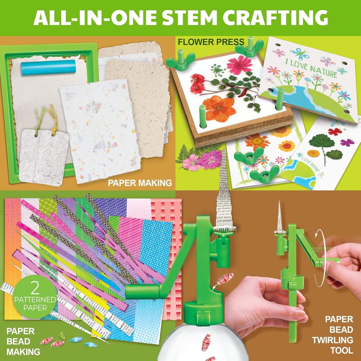 4M STEAM Green Paper Craft