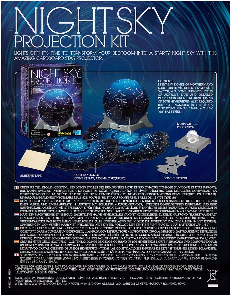 4M KidzLabs Night Sky Projection Kit