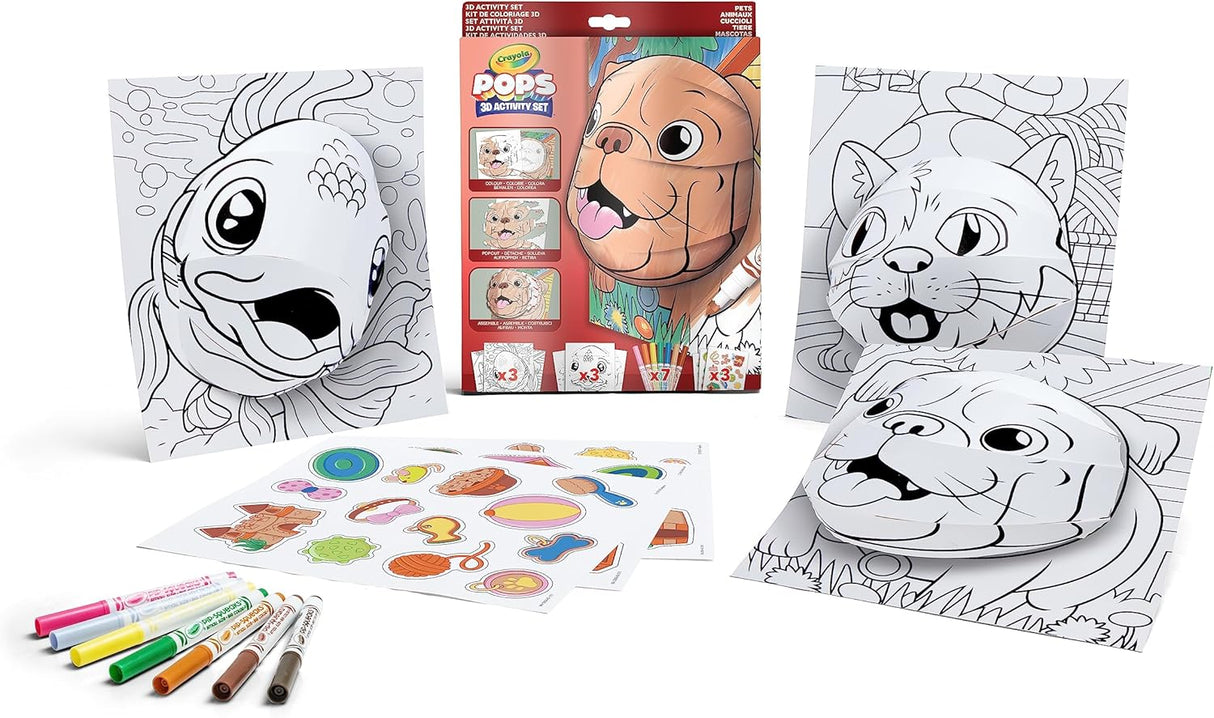 Crayola POPS 3-D Activity Set Pets