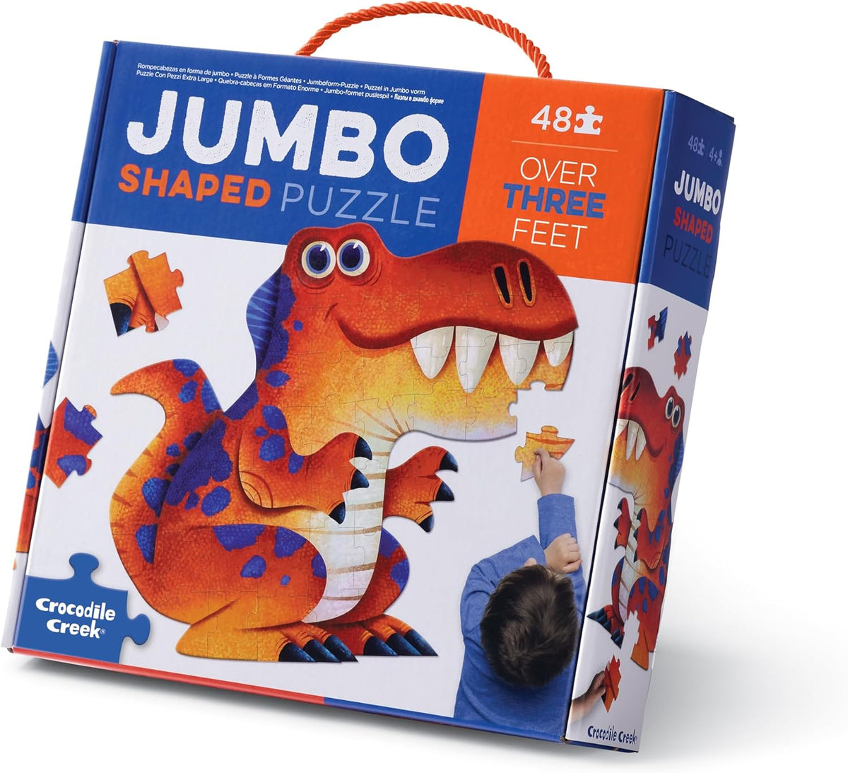 Crocodile Creek: 48pc Jumbo Floor Puzzle - Dinosaur
