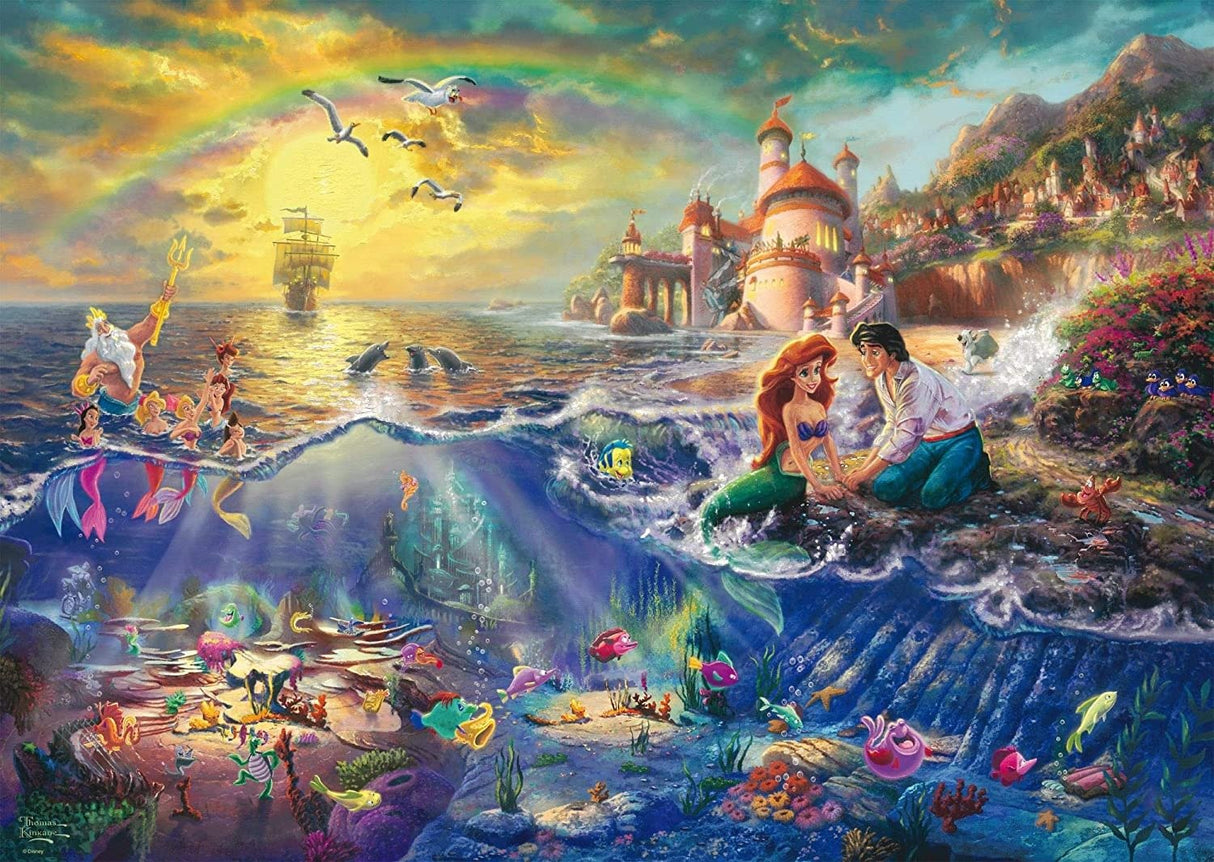 Harlington Thomas Kinkade PQ Disney The Little Mermaid 1000 pieces