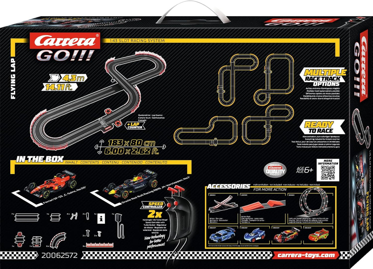 Carrera GO!!! F1 Flying Lap Slot Car Set