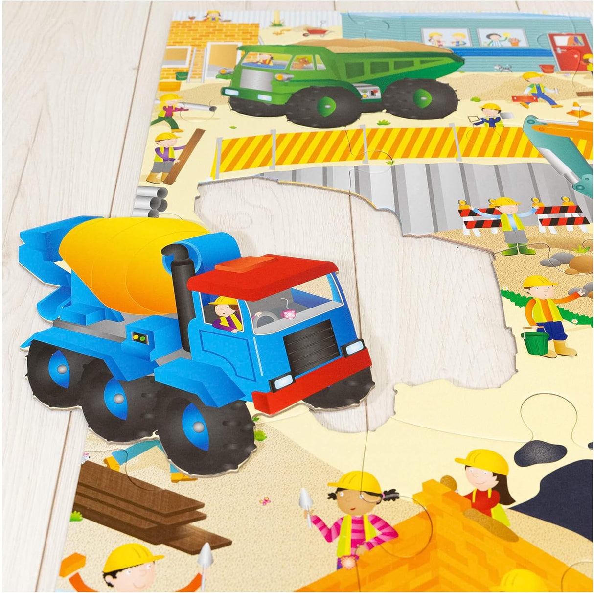 Galt - Construction Site Giant Floor Puzzle - 30 Piece
