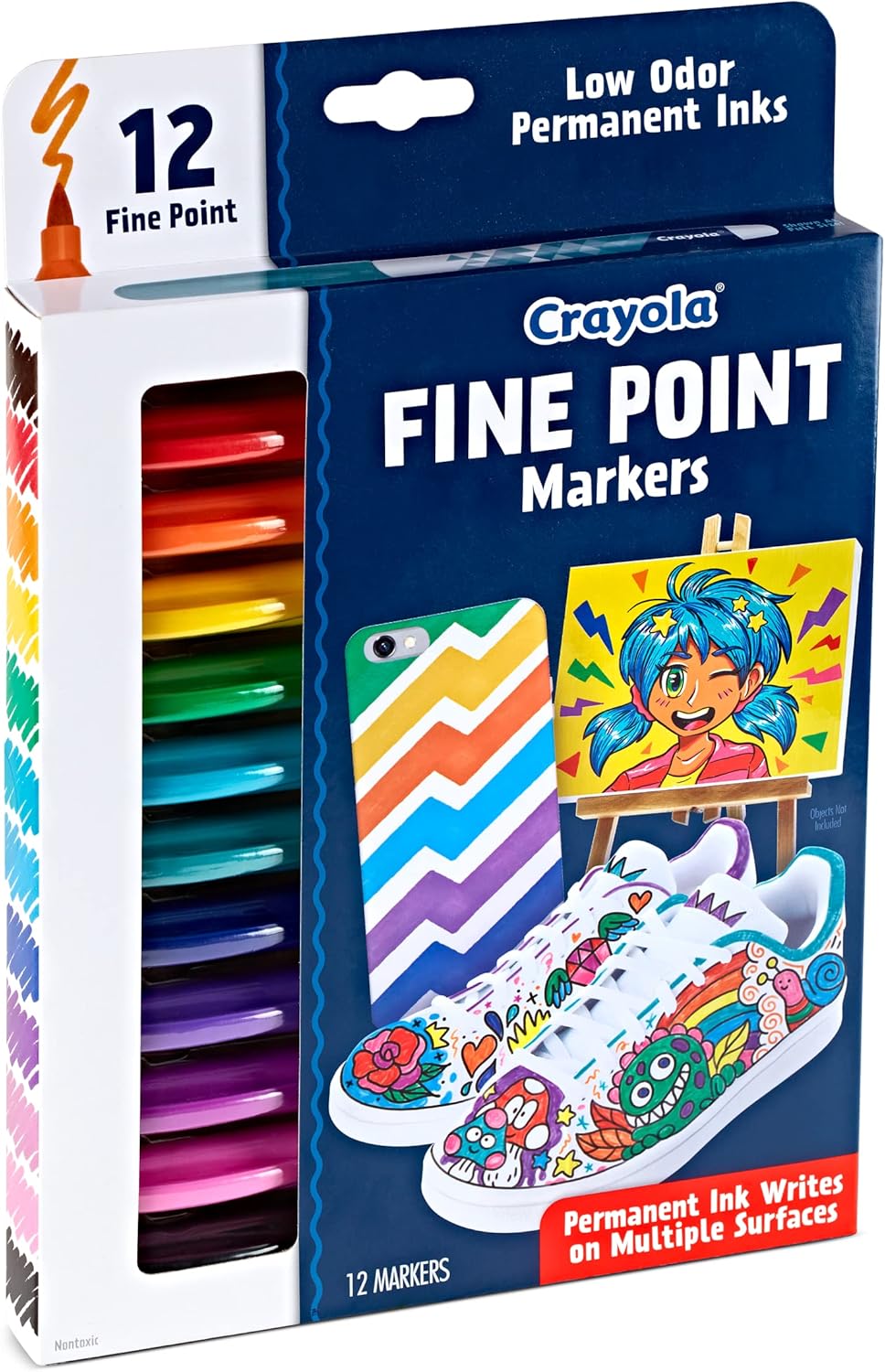 Crayola Fine Point Markers 12 Pack
