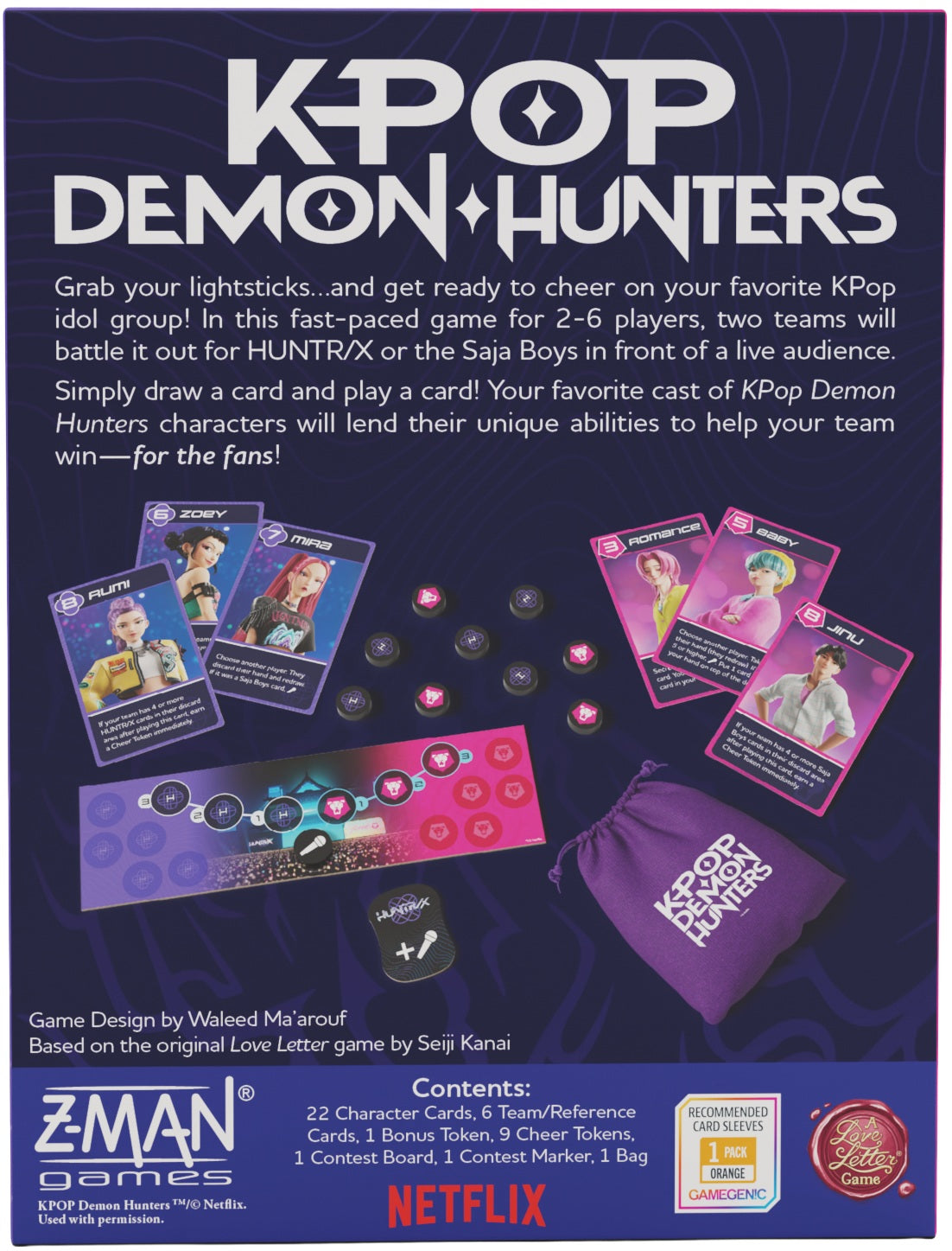 K-Pop Demon Hunters Battle for the Spotlight (A Love Letter Game)