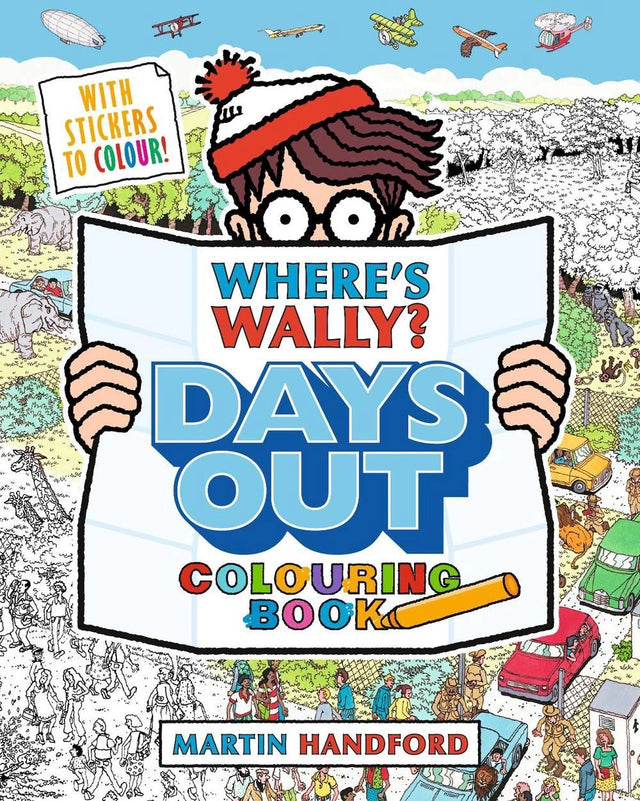 Where's Wally? Days Out: Colouring Book