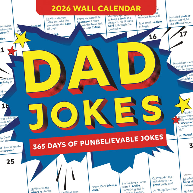 2026 Dad Jokes Wall Calendar