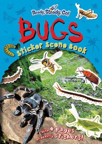Ready, Steady, Go! Bugs Sticker Scene Book