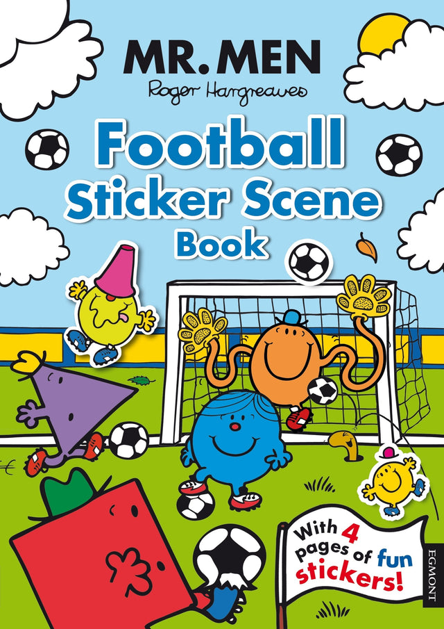 Mr. Men Football Sticker Scene