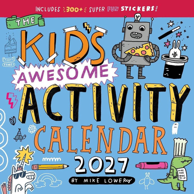 Kid's Awesome Activity Wall Calendar 2027