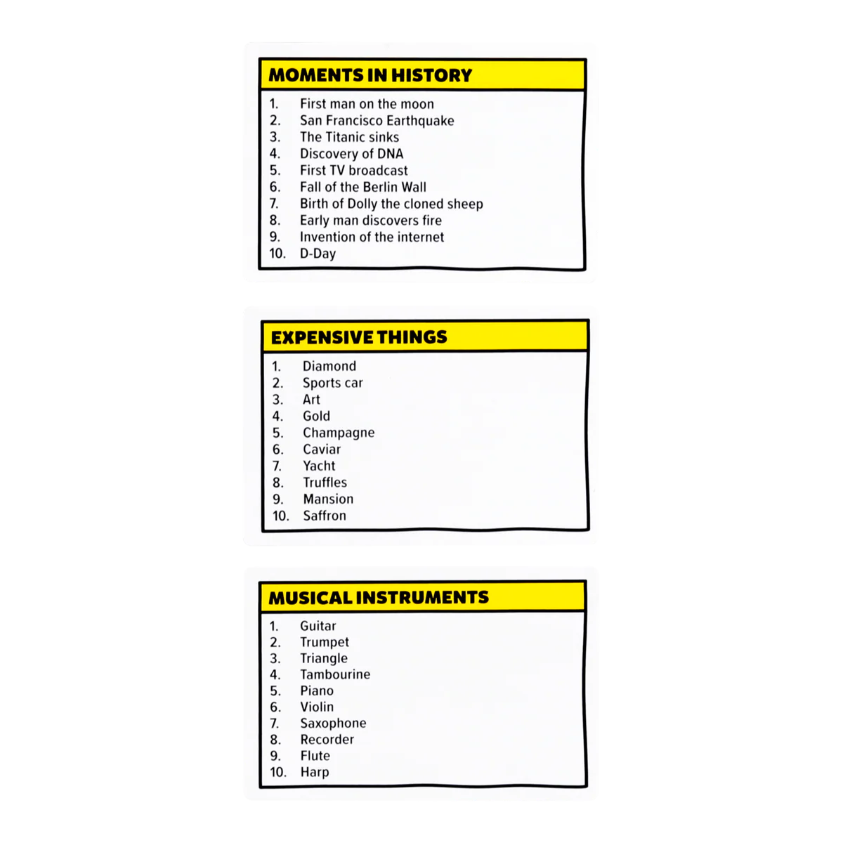 Six Second Scribbles Card Game