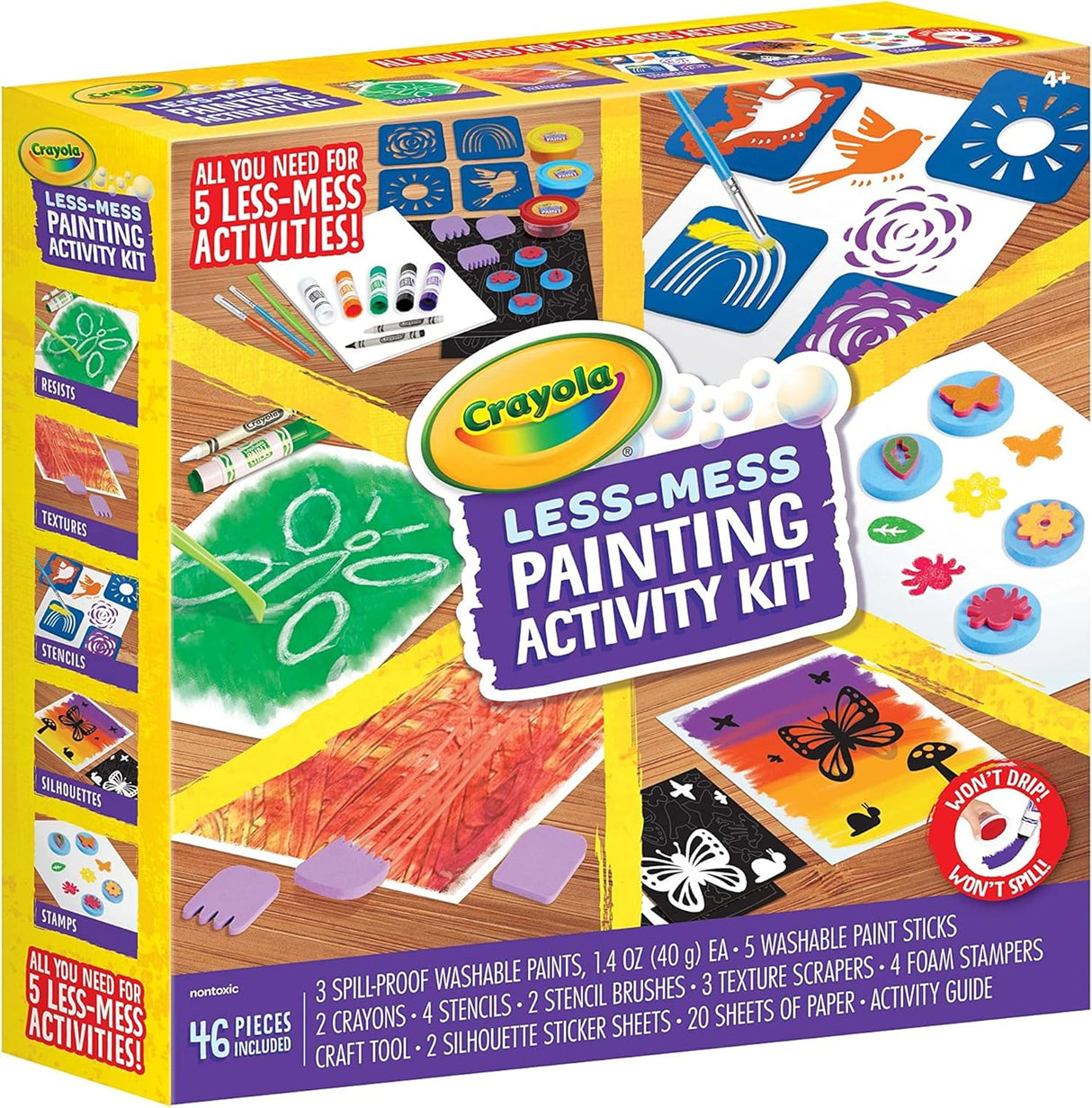 Crayola Less Mess Painting Activity Kit