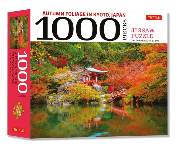 Autumn Foliage in Kyoto, Japan - 1000 Piece Jigsaw Puzzle