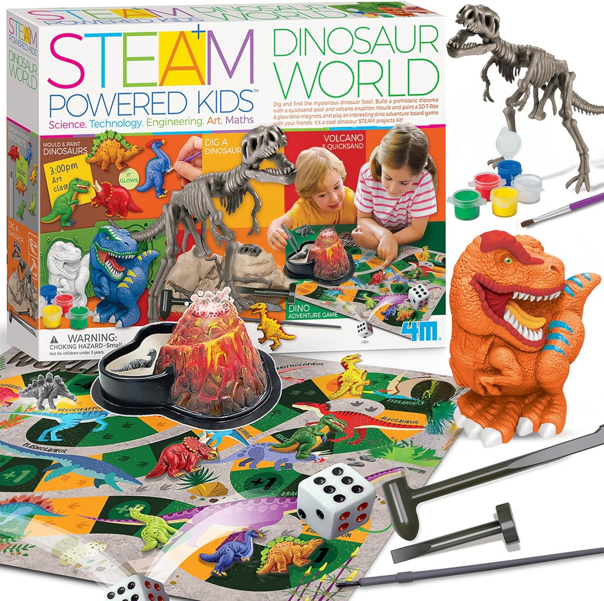4M STEAM Dinosaur World