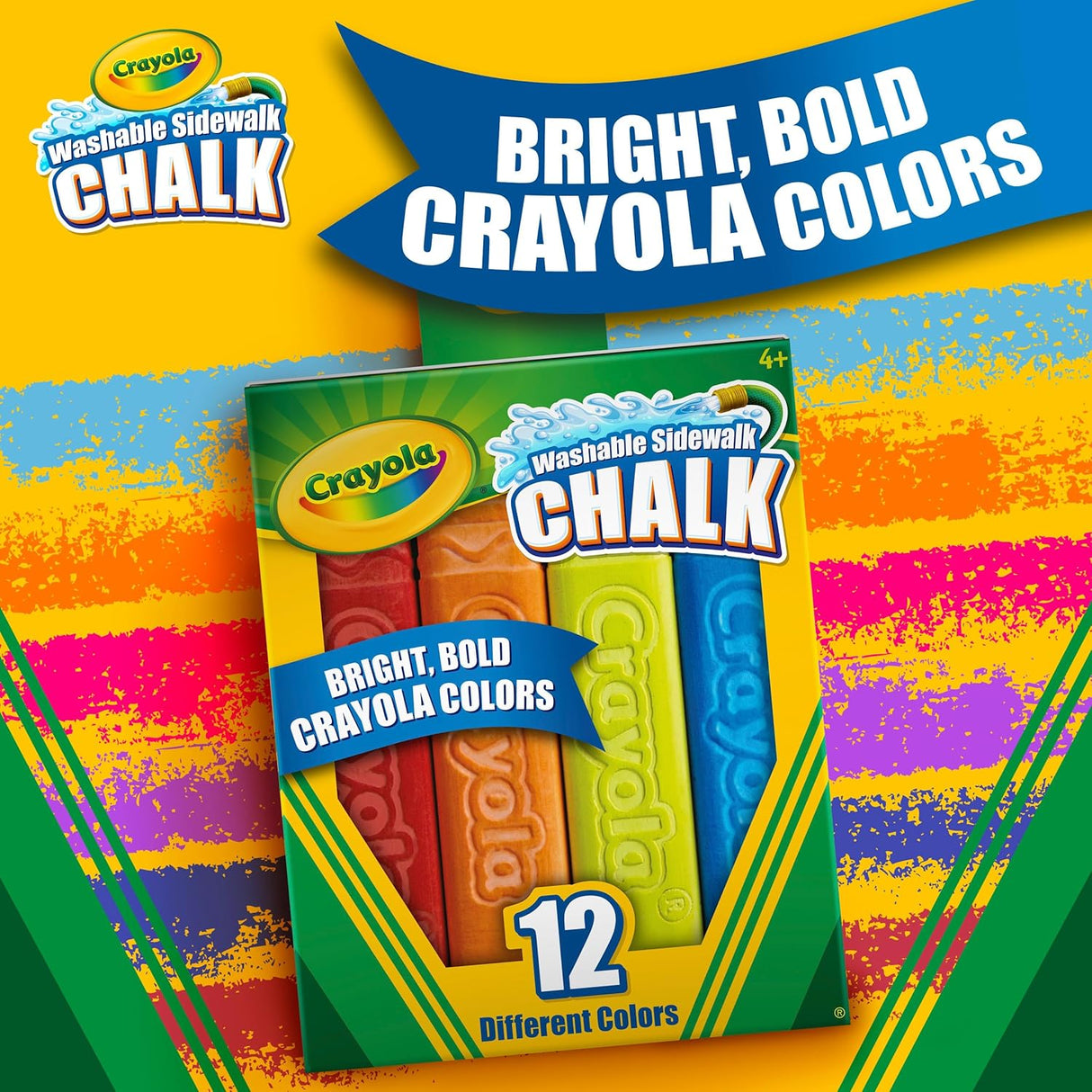 Crayola Chalk Sidewalk 12 Pack
