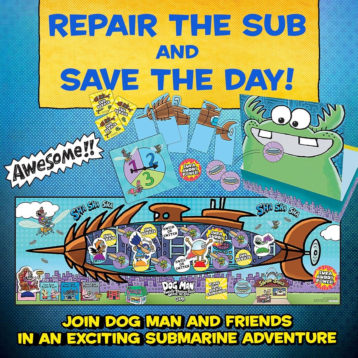 Dog Man: Twenty Thousand Fleas Under the Sea Game
