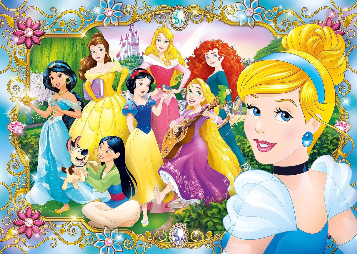 Clementoni Disney Princess Jigsaw Puzzle - 104 Piece - Jewels - (20147)