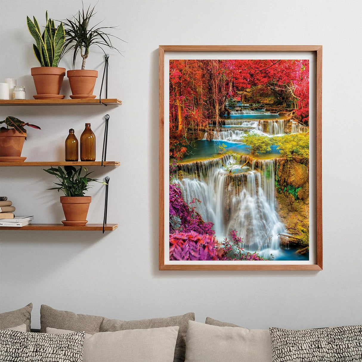 Clementoni Colourful Thai Falls Jigsaw Puzzle - 1000 Piece - High Quality Collection - (39821)