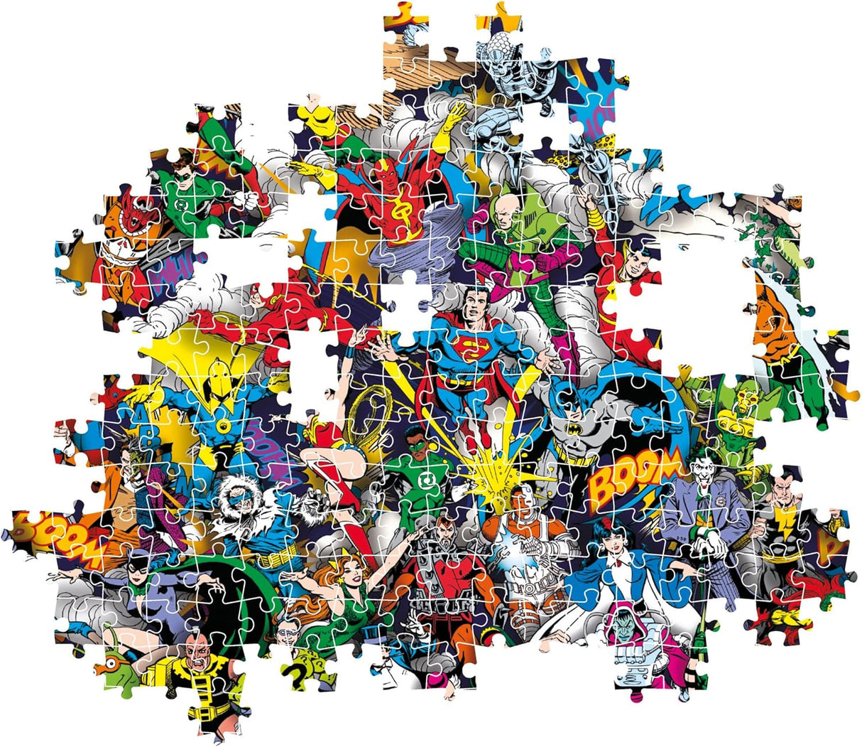 Clementoni DC Comics Jigsaw Puzzle - 1000 Piece - Impossible Collection - (39863)