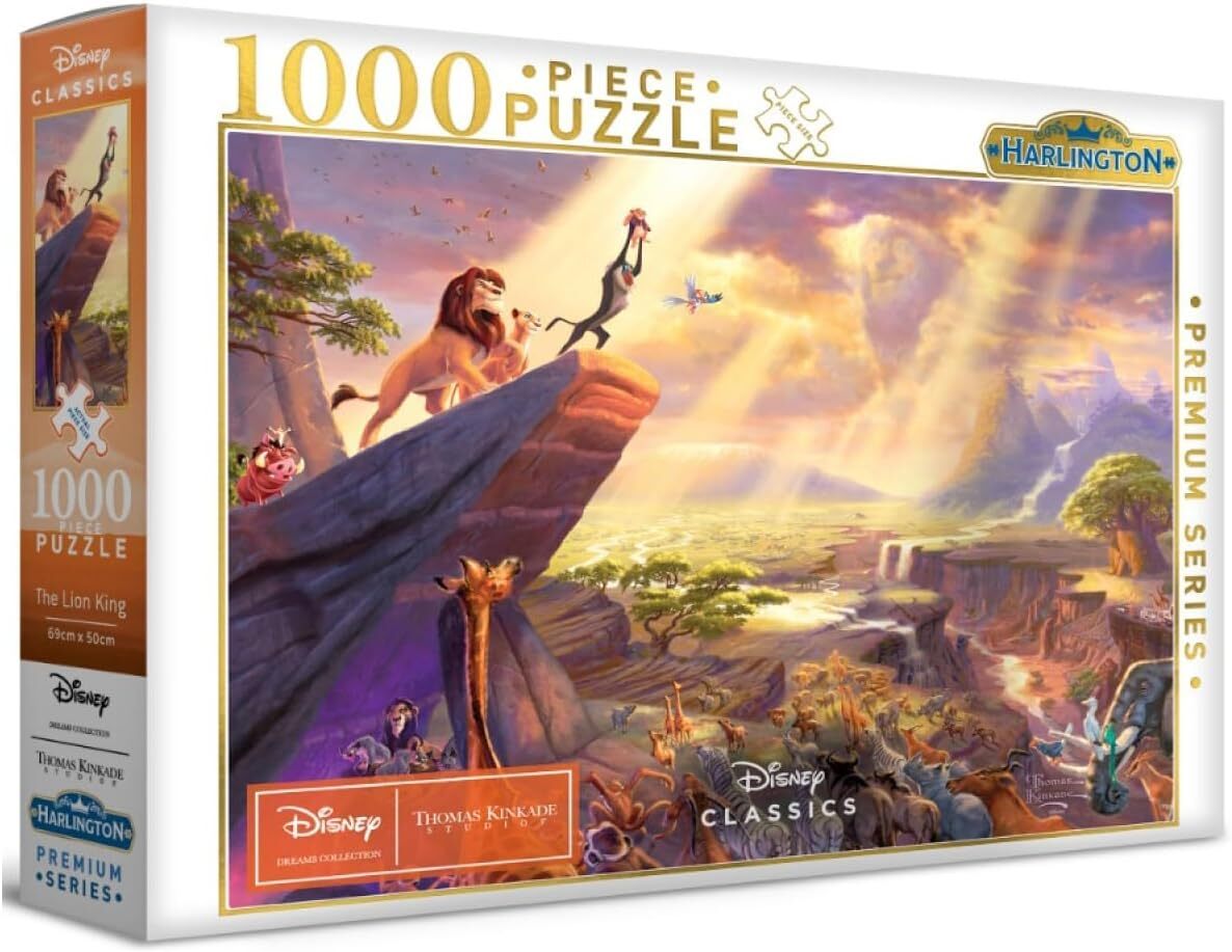 Harlington Thomas Kinkade PQ Disney The Lion King 1000 pieces