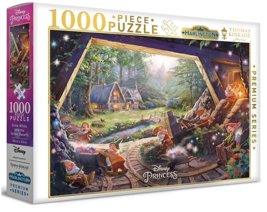Harlington Thomas Kinkade PQ Disney Snow White and the Seven Dwarfs 1000 pieces