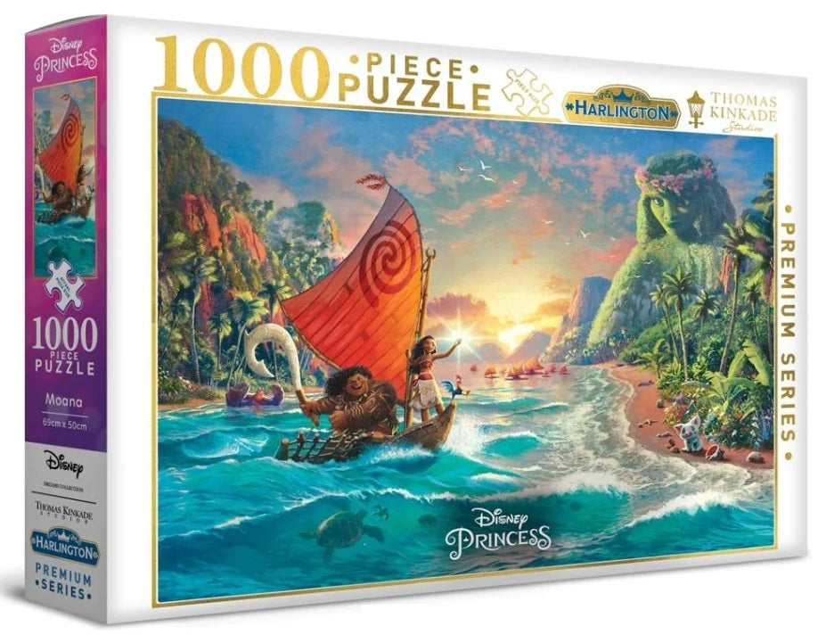 Harlington Thomas Kinkade PQ Disney Moana 1000 pieces