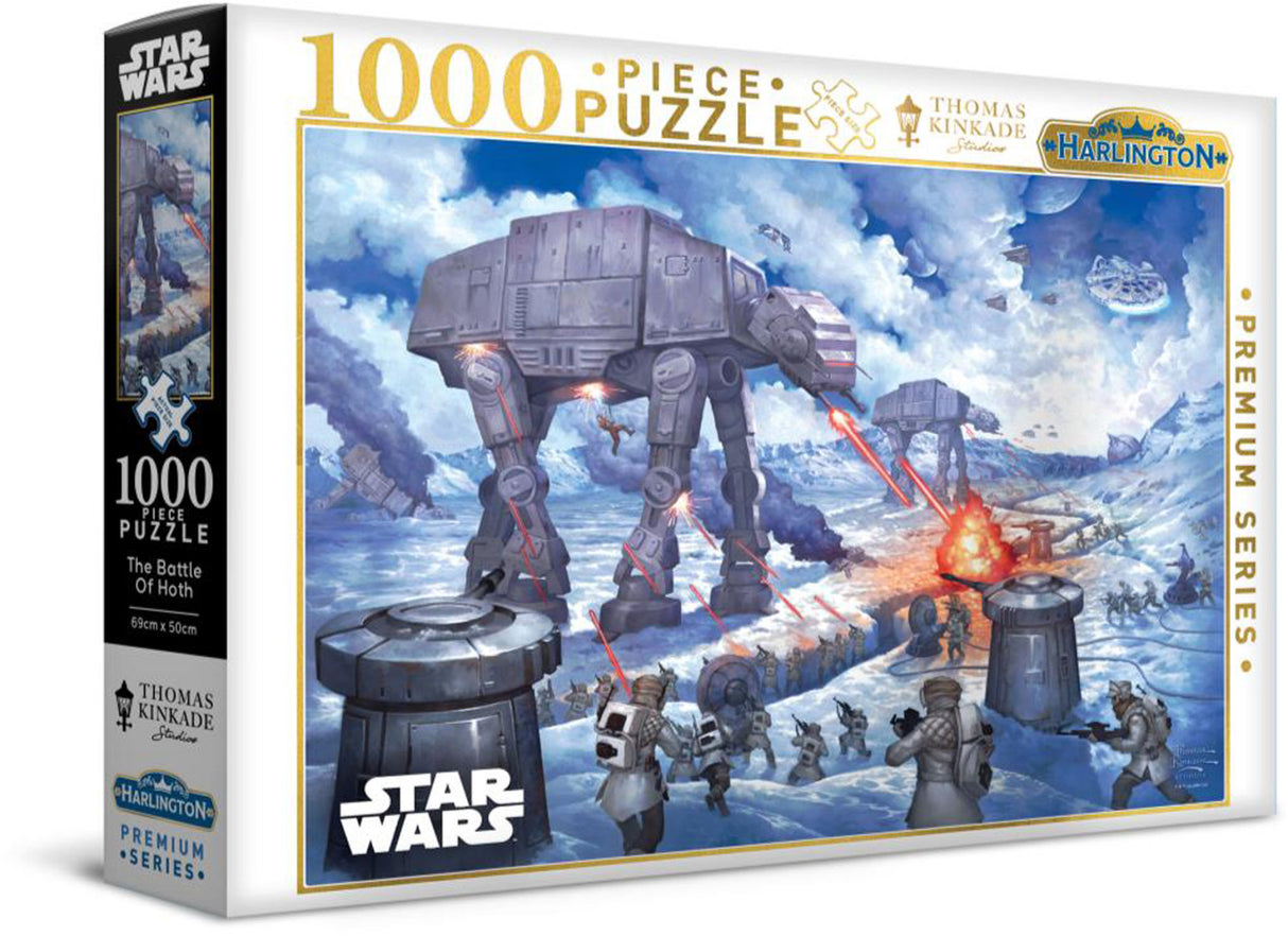 Harlington Thomas Kinkade Star Wars The Battle of Hoth - 1000 Piece Puzzle