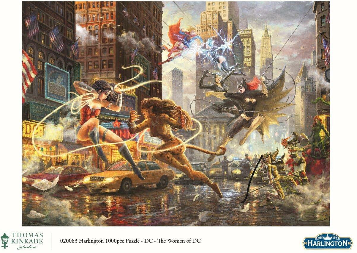 Harlington Thomas Kinkade DC Comics: The Women of DC - 1000 Piece Puzzle