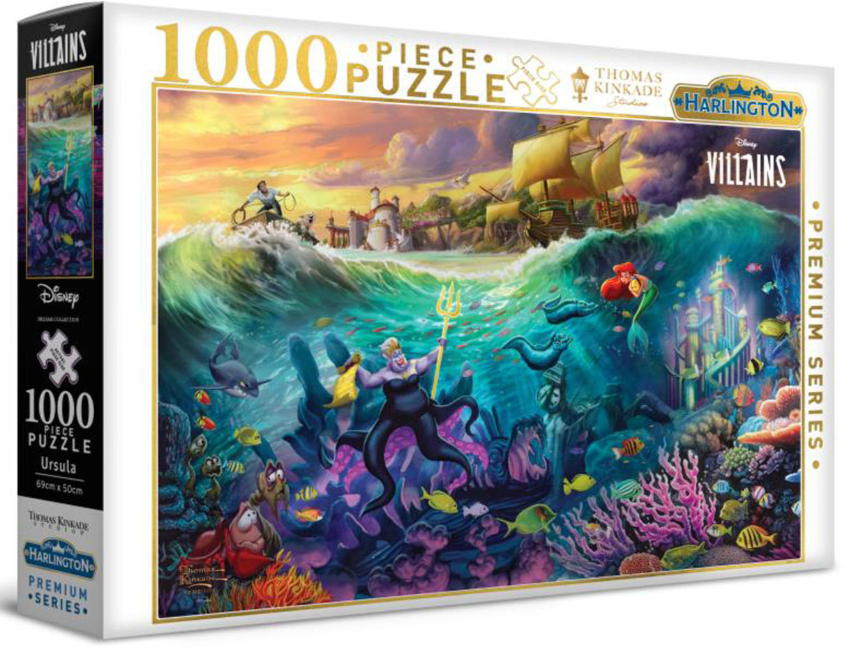 Harlington Thomas Kinkade: Disney Ursula - 1000 Piece Puzzle