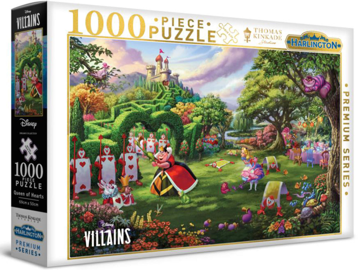 Harlington Thomas Kinkade Disney: Queen of Hearts - 1000 Piece Puzzle