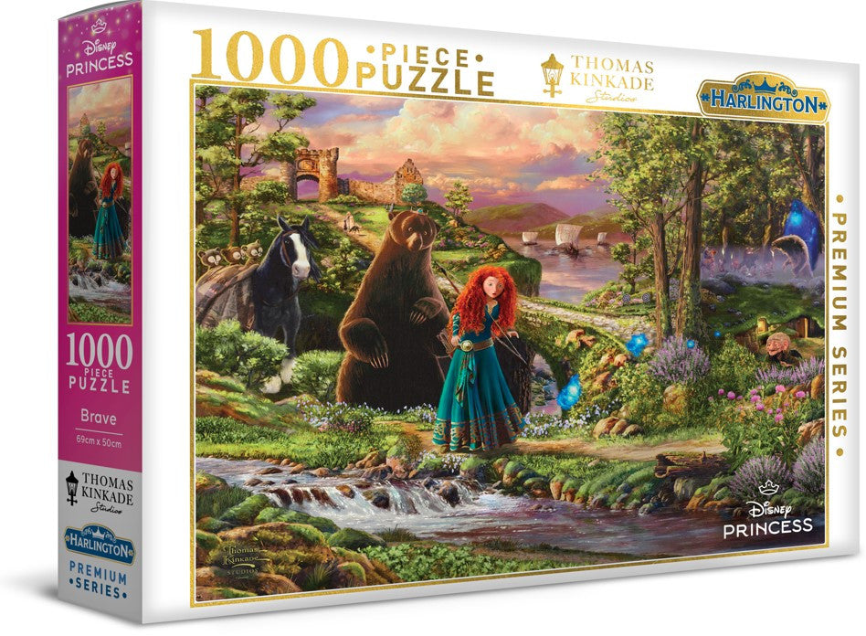 Harlington Thomas Kinkade Puzzle Disney Brave - 1000 Piece Puzzle