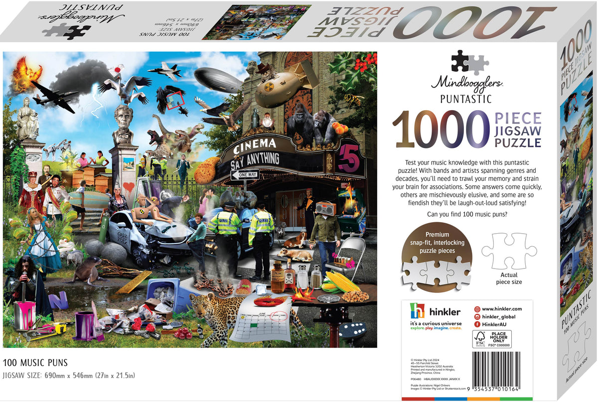 Mindbogglers 1000pc Jigsaw Music