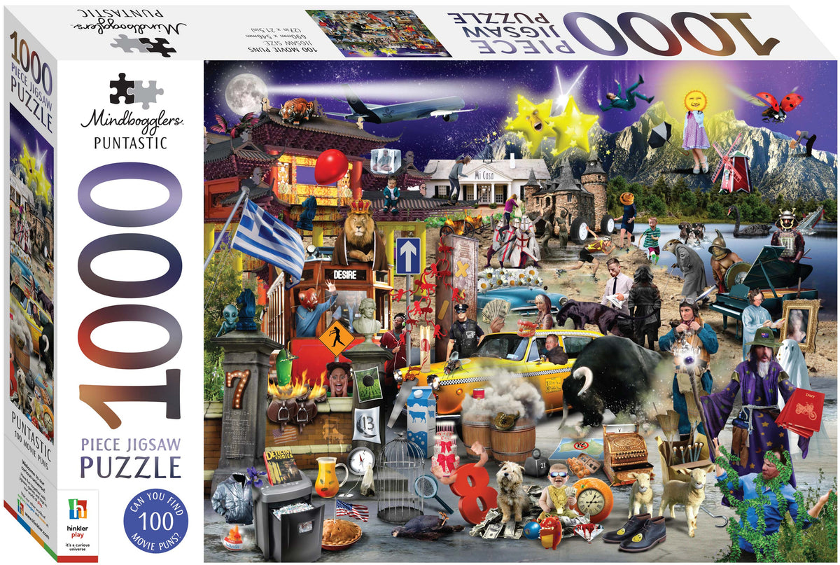 Mindbogglers 1000pc Jigsaw Movies
