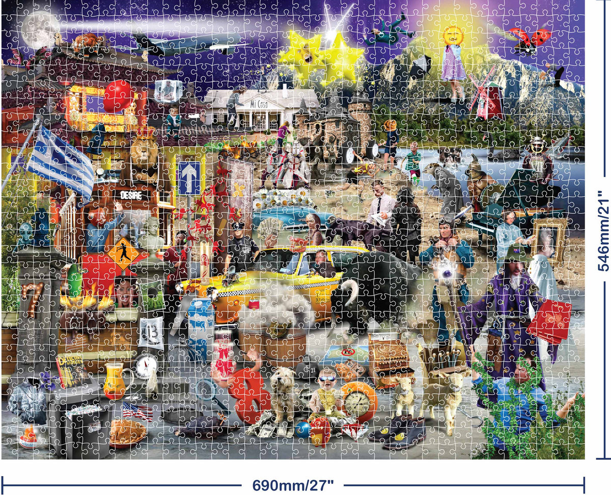 Mindbogglers 1000pc Jigsaw Movies