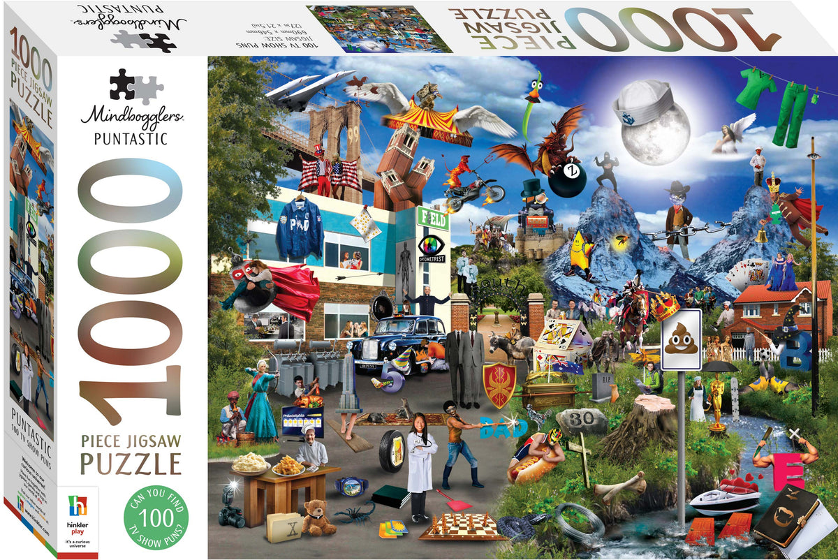 Mindbogglers 1000pc Jigsaw TV Shows