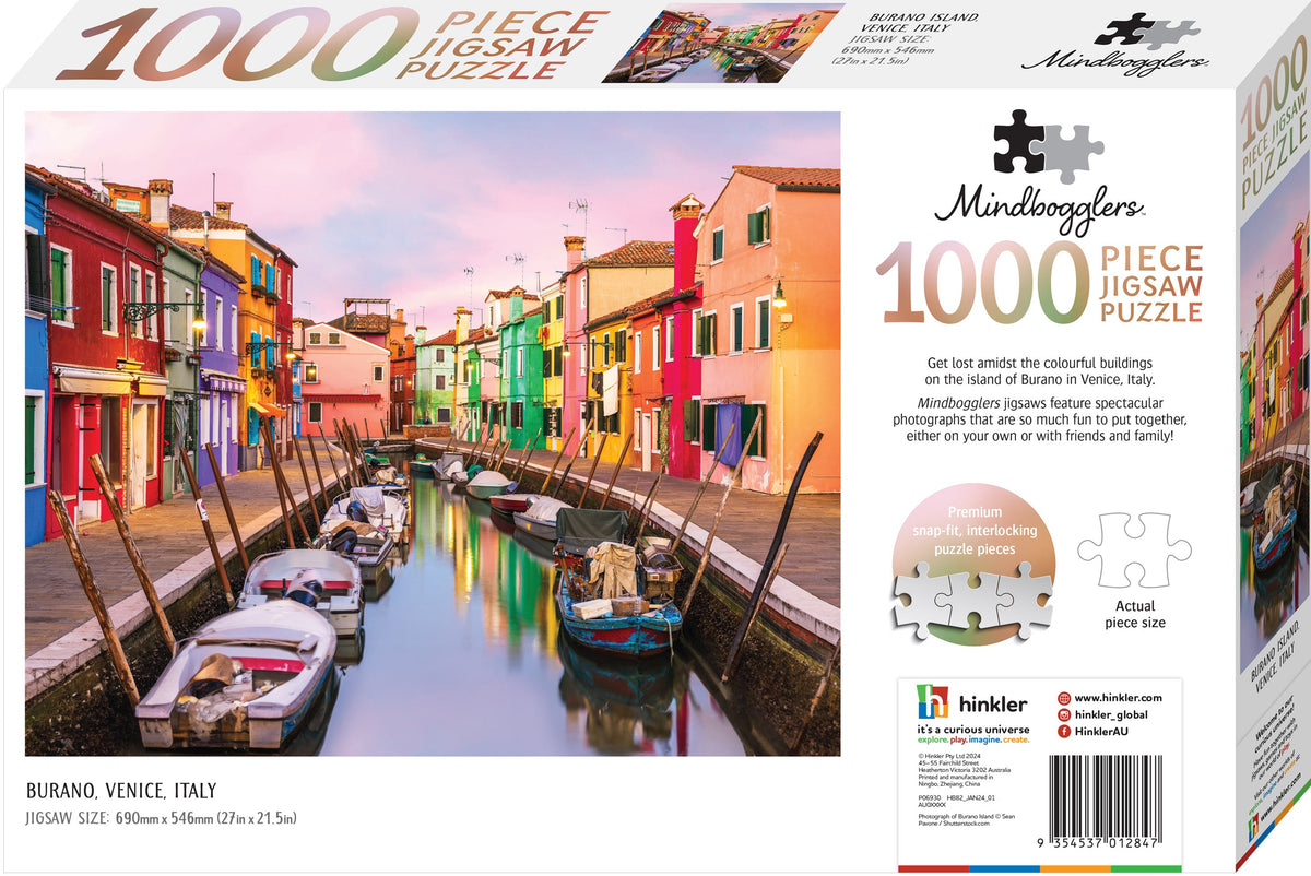 Mindbogglers 1000pc Burano Island Venice Italy