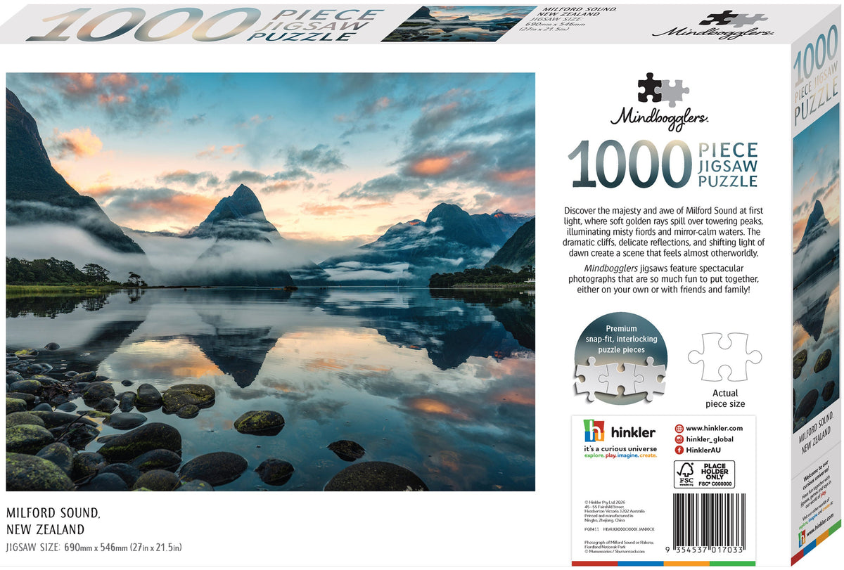 Mindbogglers 1000pc Milford Sound