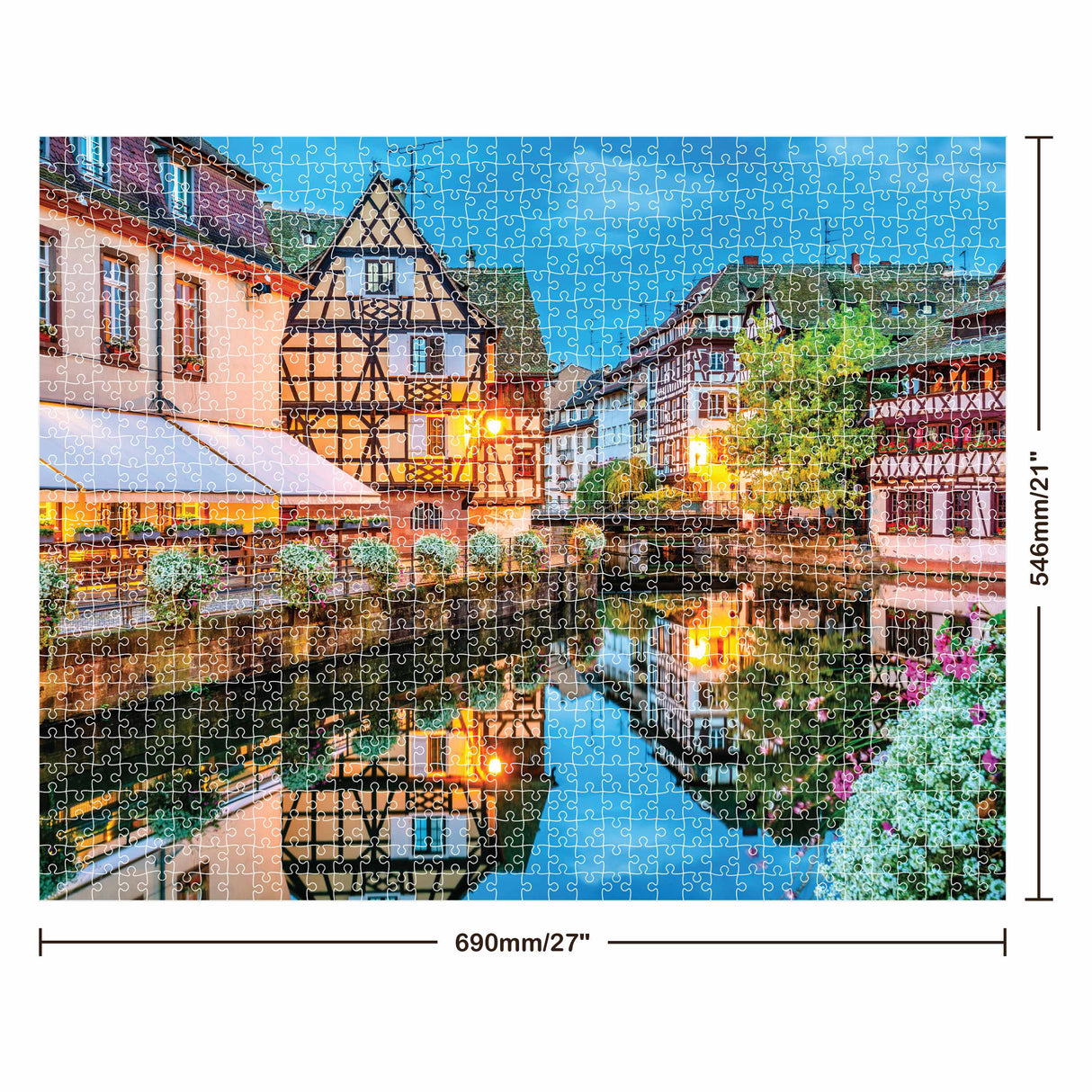 Mindbogglers 1000pc Jigsaw Puzzle - Alsace France