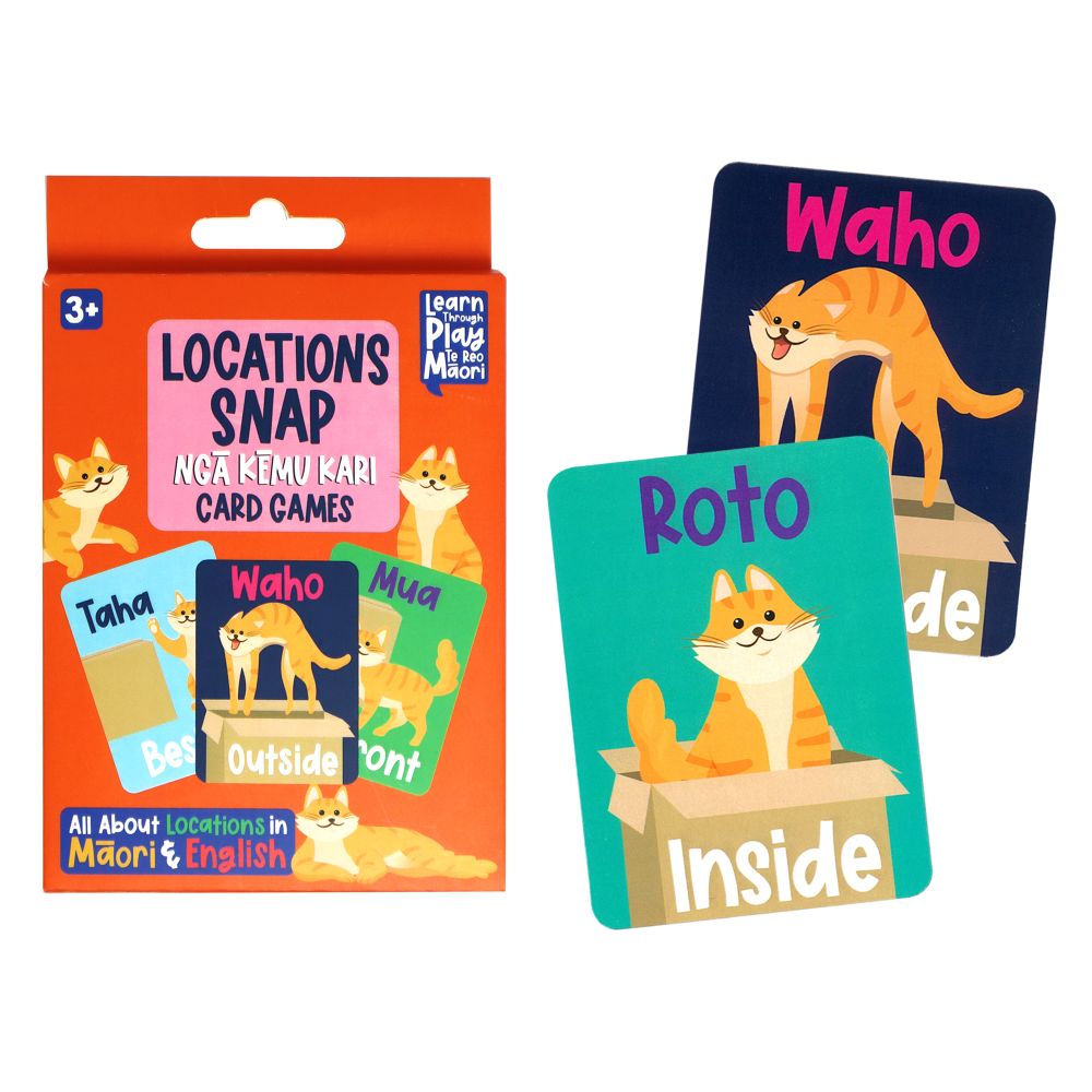Te Reo Playing Cards - Locations Snap