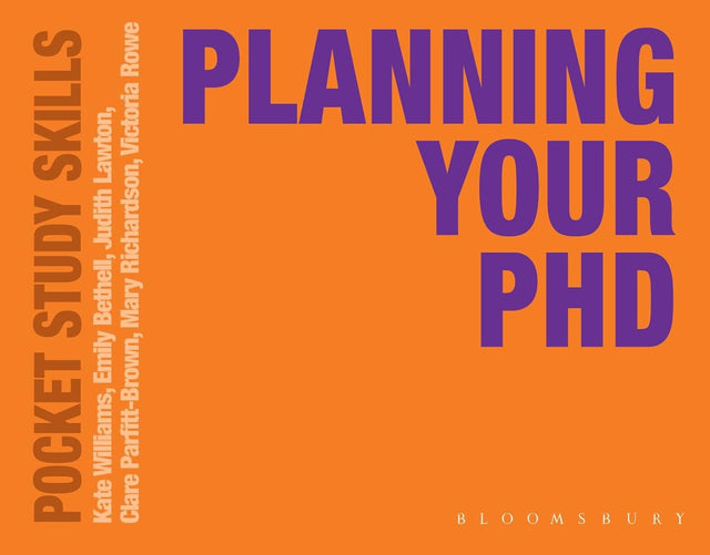 Planning Your PhD