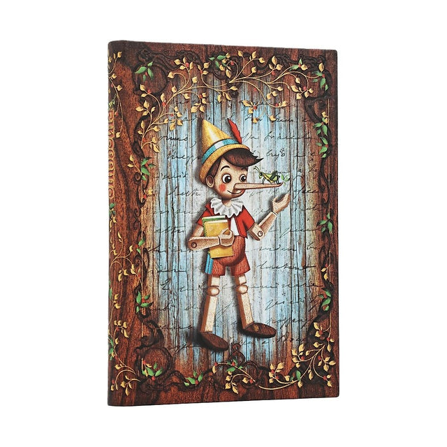 Carlo Collodi, Pinocchio (Fairy Tale Collection) Mini Unlined Hardcover Journal (Elastic Band Closure)