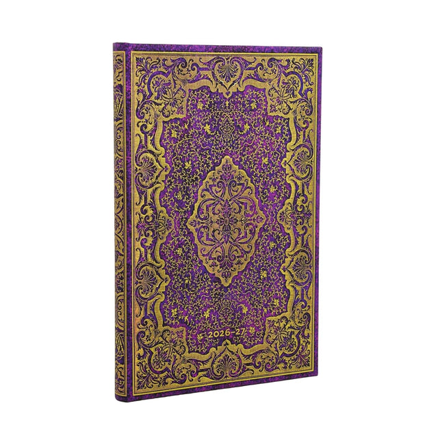 2027 Picaresque Maxi 18-Month Hardcover Dayplanner (Elastic Band Closure) Vertical