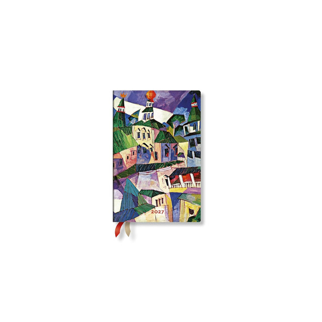 2027 St. Petersburg (Lentulov’s Cityscapes) Mini 12-Month Hardcover Dayplanner (Elastic Band Closure) Verso