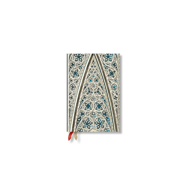 2027 Vault of the Milan Cathedral (Duomo di Milano) Mini 12-Month Hardcover Dayplanner (Wrap Closure) Verso