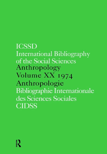 IBSS: Anthropology: 1974 Vol 20