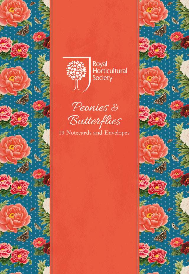 RHS Peonies and Butterflies Notecard Wallet